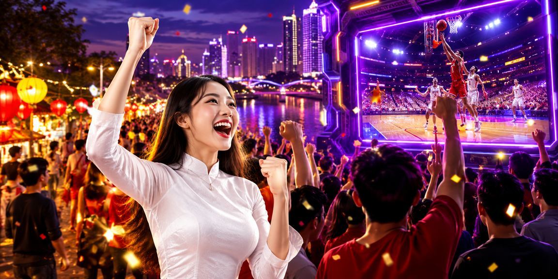 Người dùng mặc áo dài xem thông tin cá cược bóng rổ tại Hà Nội trên điện thoại
